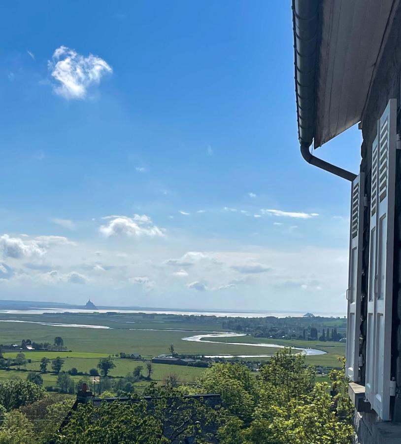 La Butte - Maison De Vacances Avranches Avec Vue Sur Le Mont Saint Michel Le Val-Saint-Pere Exterior photo